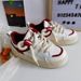Women's Versatile Low-Top Canvas Shoes Leather Surface Sporty Sneakers That Match Everything_vogvips.com