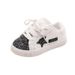 Girls' Trendy New Style Sequin Star Casual Sneakers Versatile For Little Girls Spring And Autumn Children's Sports Shoes_vogvips.com