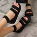 Cross-border Hot-selling Women's Thick-soled 2026 New European And American Style One-strap Heeled Height-increasing_vogvips.com