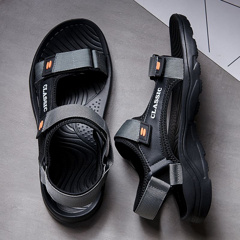Summer Leisure Beach Holiday Shoes New Outdoor Sneakers Male Retro Comfortable Casual Sandals Men_vogvips.com