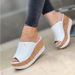SHLIANG Women Summer Peep Toe Wedges Heeled Sandals Platform Shoes Casual Ladies Outdoor Slippers Beach Shoes Fashion Slides Sandalias S0038_vogvips.com