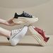Korean White Sneakers For 2025 Spring New Ins Student Casual Street Style Women Thick Sole Height Increasing Board Shoes_vogvips.com