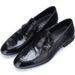 Slip-On 2024 Black Casual Men's Leather New Trend Soft Sole British Business Shoes Pinter_vogvips.com