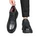 New Martin For Men, British High Top Shoes With Plush Insulation, Thick Sole, Casual Leather Boots, Work Clothes Shoes,_vogvips.com