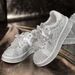 European Style Full Thick-Soled Sneakers 2025 Spring New Rhinestone Casual Sports For Women Cross-Border 43 Large Size_vogvips.com