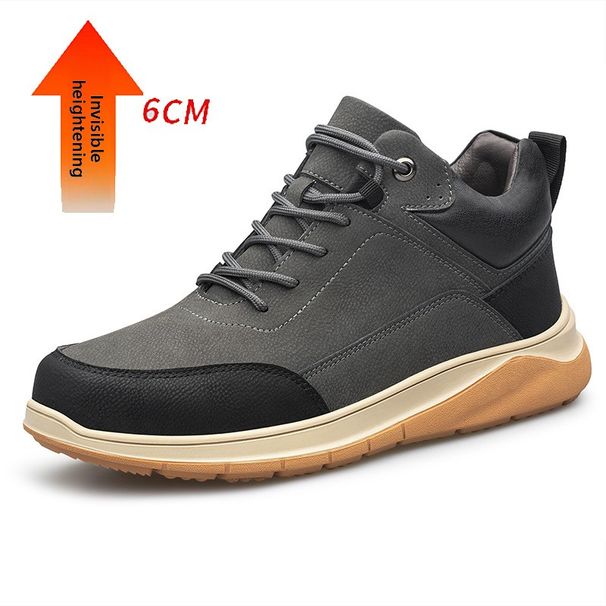 Men's Height Increase Casual Shoes Soft Sole Wear-resistant Sports Shoes Men's Shoes Height Increase_vogvips.com