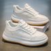 Men's Leather Sneakers Winter Embossed Luxury Casual Trendy White Shoes Lightweight Comfort Non-slip Durable Breathable Classic_vogvips.com