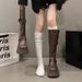 Over-the-Knee High For Women 2025 Autumn Winter New Thick-Soled Height-Increasing Martin Versatile Riding Boots_vogvips.com