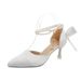 2025 Spring New Pointed Toe Patent Leather Solid Color Slip-On Shallow Mouth High Heels Commuting Interview French Style_vogvips.com
