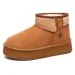 Free Delivery Designer Ladies' Snow Boots Soft Sole Design Loose Fit Comfortable And Fashionable Cotton Shoes_vogvips.com