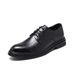 Men's Premium Rubber Sole Dress Shoes - Classic Oxford Style For Business & Wedding - Slip-On Formal & Casual Shoes With Breathable Comfort_vogvips.com