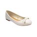 Foreign Trade Cross-Border Size 41 Little Flats Shallow Mouth Women Soft Sole Comfortable Mom Shoes White_vogvips.com