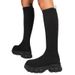 Women's Sock Foreign Trade 2024 Autumn New European And American Cross-border Large Size Long Tube Thick Sole_vogvips.com
