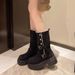 Maillard Boots Women's Thick-soled Two-wear Inner Height-increasing Small Medium Boots Martin Boots Women's Short Boots_vogvips.com