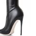 Fashion Boots Pointy Back Zipper Heel Skinny Leg Boots Women's Over-the-knee Leather Boots_vogvips.com