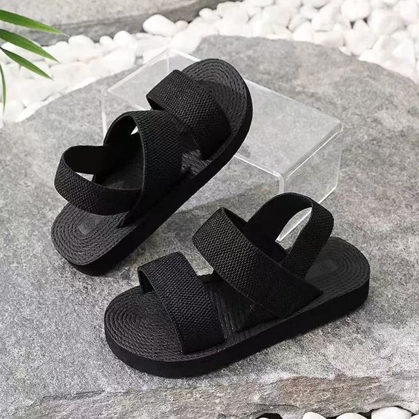 Flat Sandals Open Toe Thin Sole Shoes_vogvips.com