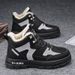 European Warm Series 2025 New Autumn High-top Work With Fleece, Breathable Men's Shoes, Non-slip Trendy Lightweight Casual Versatile Martin_vogvips.com