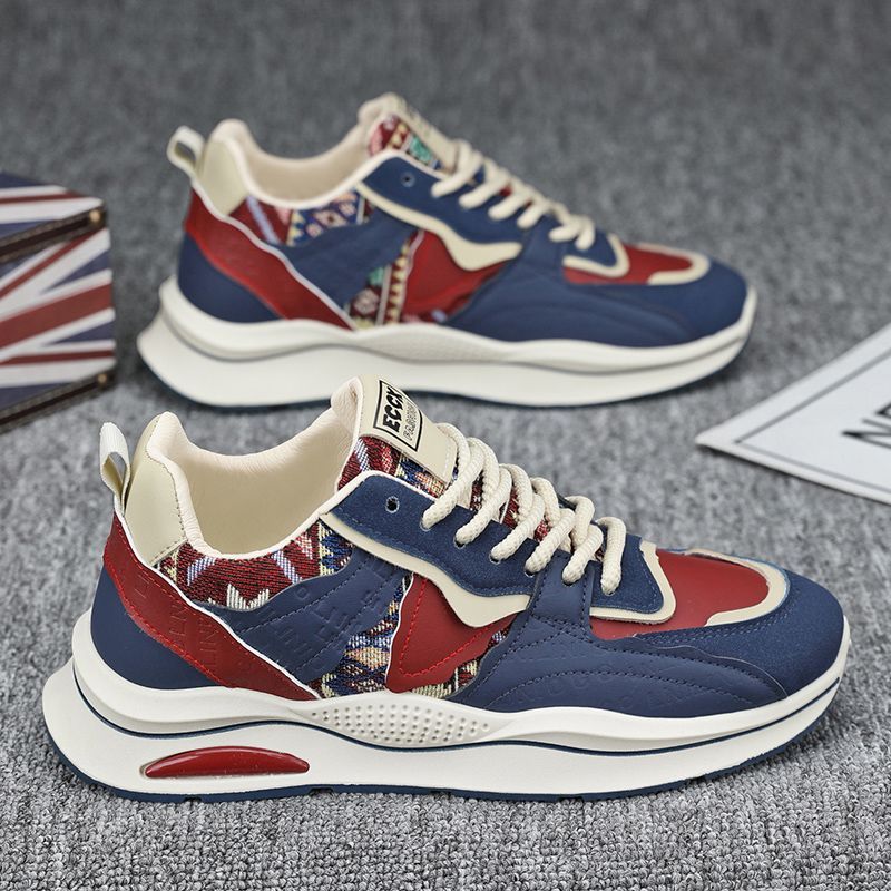 Men's Chunky Sneakers For Winter - Trendy Platform Shoes With Thick Soft Sole | Comfortable & Stylish Retro Dad Shoes_vogvips.com
