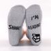 Thick coral velvet mid-tube socks Cake Socks Do not Disturb series of non-slip floor socks_vogvips.com