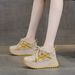 thick-soled Small Forrest Gump Shoes Women's Light Luxury Casual Height-increasing Sports White Shoes_vogvips.com