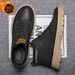 European Warm Series Autumn Winter Martin Fashion New British Style Leather Fleece-Lined Warm Short Sports Workwear Trendy Men's Boots_vogvips.com