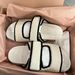 Miaojia ~ Color-Block Woven One-Word Hook And Loop Slippers Women, Summer Outdoor New Thick-Soled Non-Slip Genuine_vogvips.com