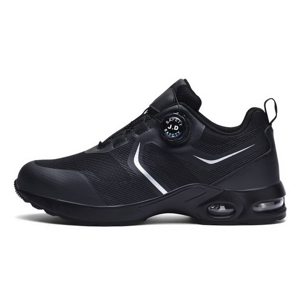 New Men's Rotary Buckle Safety Shoes Anti-Impact Anti-Piercing Lightweight Work Boots Fashion Sporty Design For Outdoor Pro_vogvips.com