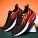 Men's Flame Cushion Running Shoes - Lightweight & Breathable With Soft Sole For Maximum Comfort (Trend Shock Absorption Gym & Jogging)_vogvips.com