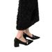 2025 Fall New Pointed Toe Leather Women's Shoes, French Fashion Style, Niche Shallow Chunky Heel Single Shoes For Women_vogvips.com