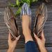 New Single With Shallow Mouth Suede Pointed Flat Bottom Large Size Versatile Female Bean Shoes_vogvips.com