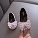 New Lady Baby Girls Girl Princess Diamond Single Shoe Shoes Dance Show Shoes_vogvips.com