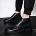 Warm Martin Boots Sewn Thread Shoes Men's Medium Top Cotton Warm Top Snow Boots_vogvips.com
