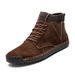 High-top Velvet Warm Martin Boots Men's Large-size Casual Leather Shoes Handmade Men's Shoes_vogvips.com