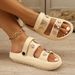 Summer Multi-Color Women's Slippers Diamond Bear Floral Heart Decor Sandals Beach Walk Vacations Parties Home Versatile Slides_vogvips.com