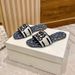 2025 New Embroidered Slippers For Women Outdoor Sheepskin Printed D Brand Beach Casual Trendy One-Word Graffiti_vogvips.com