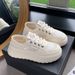 New Thick Soled Height Enhancing White Shoes For Women Versatile Fashionable Breathable Casual Sports Shoes_vogvips.com
