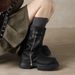 Chunky Sweet Cool Style Hot Girl Slouch Thick Sole Platform Over-the-Knee Long Mid-Calf Riding Boots_vogvips.com
