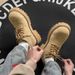 New Leather Spring Men's Shoes High-top Men's Heightening Tooling Martin Boots_vogvips.com