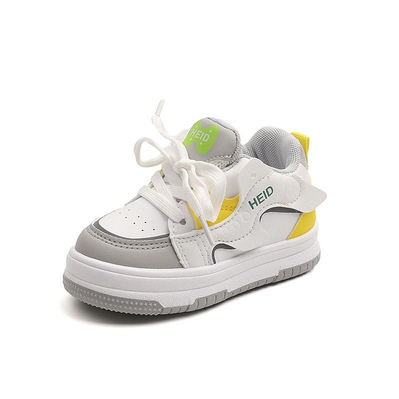 Children's Sports Shoes Autumn New Solid Bottom Shoes For Baby Girls Soft Bottom Bread Shoes For Boys And Girls College Style Dad Shoes_vogvips.com