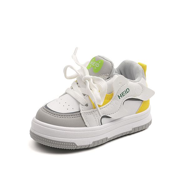 Children's Sports Shoes Autumn New Solid Bottom Shoes For Baby Girls Soft Bottom Bread Shoes For Boys And Girls College Style Dad Shoes_vogvips.com