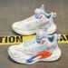 Children's Basketball With Rotating Buckle, No-lace-up Design, New Model Older Children, Sports Shoes For Boys And_vogvips.com