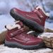 Winter Large Elderly Women's Velvet Warm High Top Cotton Men's Middle Aged Walking Mom And Dad Shoes_vogvips.com