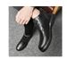 Warm Soft-soled Martin Boots Hand-scratched Mature Men's Shoes Medium Top Velvet Snow Boots Tooling Shoes_vogvips.com