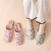 National Style Home Slippers Embroidered Linen Slippers Women's Summer Indoor Non-slip Can Be Worn Outside Elegant Floral Home Slippers_vogvips.com