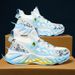 2025 New Chinese Red Shoes Couple Running Shoes Light Non-Slip Shock Absorption Breathable Flying Woven Sports Trendy Shoes_vogvips.com