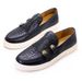 Men's Shoes Double Buckle Casual Leather Shoes Genuine Leather Loafers Men's Comfortable Flat Shoes Daily Versatile Slip On_vogvips.com