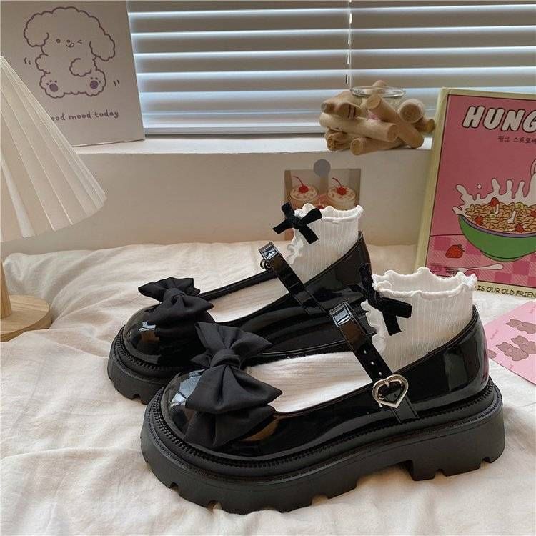 Little Leather Shoes For Women 2025--1 New Style British Thick-soled Sweet And Cool Japanese Single Shoes_vogvips.com