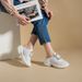 New Rhinestone Square Buckle Half Slippers Women's Genuine Leather Casual Sports Shoes Inner Heightening Single Shoes Slippers_vogvips.com