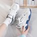 Dad Women Autumn New Korean Edition Student Casual Fashion Versatile Breathable Lightweight Sports White Shoes_vogvips.com