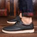 Waterproof And Slip-resistant Large-toe Leather Work Shoes For Men, Casual Korean-style Men's Spring Trendy Shoes,_vogvips.com